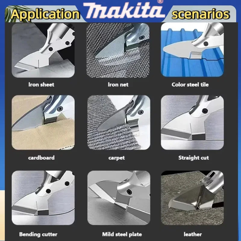 Makita Electric Cordless Iron Scissors Machine Professional Metal Cutt ...